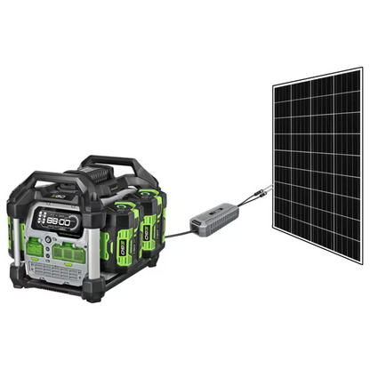 Casavibeo EGO Nexus Portable Generator 3000 Watt with two batteries, compact and powerful for outdoor and emergency use.