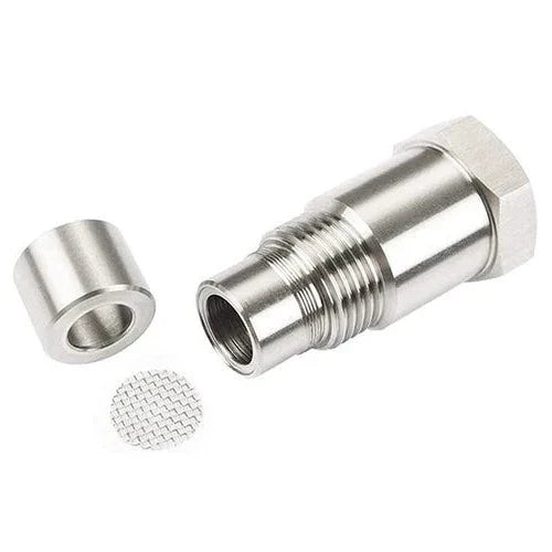 Belro automotive O2 sensor adapter for car check engine light fix, M18*1.5 oxygen sensor eliminator, vehicle engine repair part