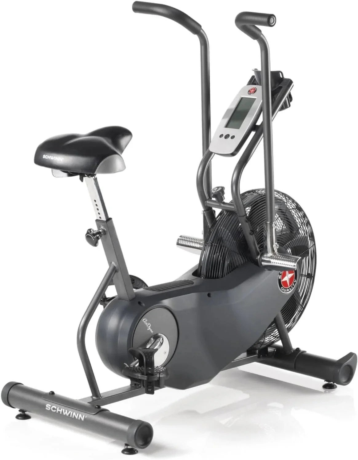Casavibeo Schwinn Airdyne AD6 exercise bike with adjustable handlebars and digital display for full-body cardio workouts.
