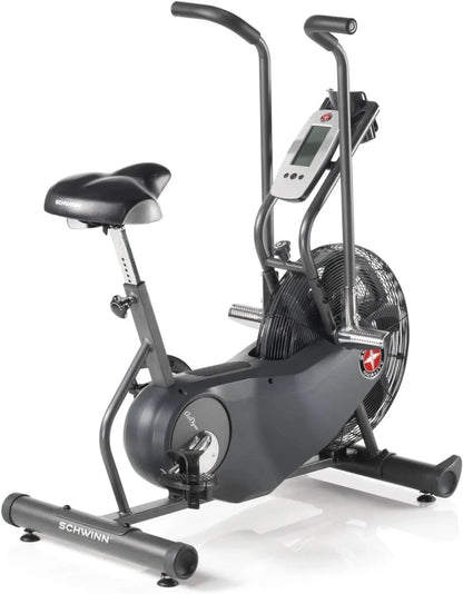 Casavibeo Schwinn Airdyne AD6 exercise bike with adjustable handlebars and digital display for full-body cardio workouts.