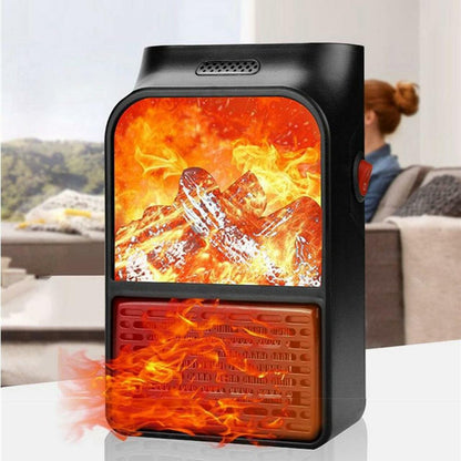 Belro portable electric space heater with flame design, 9000W indoor home heater for efficient room warming.