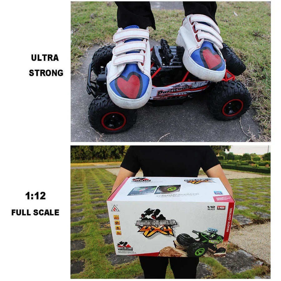 Belro Toy Monster Truck, colorful automotive toy with large wheels and detailed design, suitable for kids' play.
