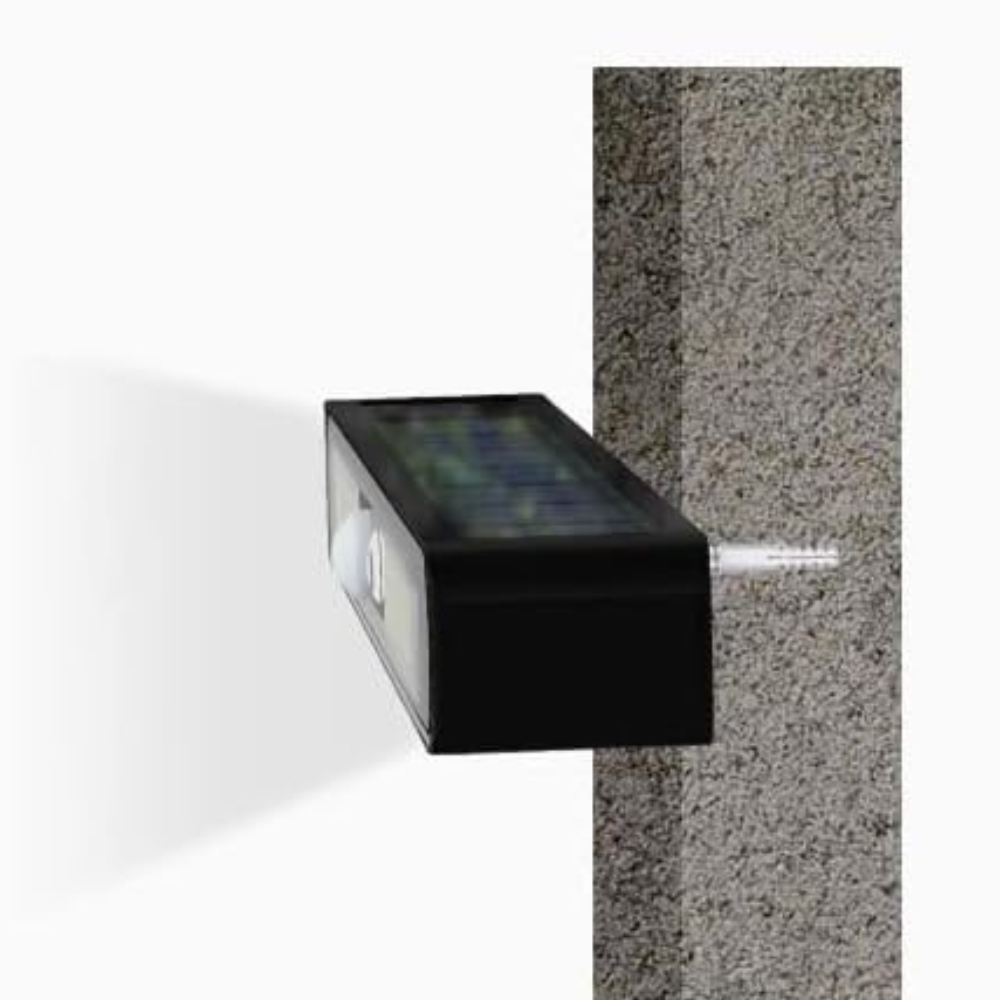 Belro waterproof solar-powered outdoor garden landscape lamp illuminating a garden path with bright light at dusk.