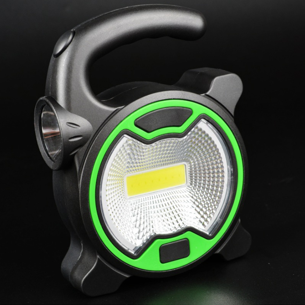 Belro portable rechargeable COB LED work bench light with adjustable stand and bright illumination for workshop tasks.