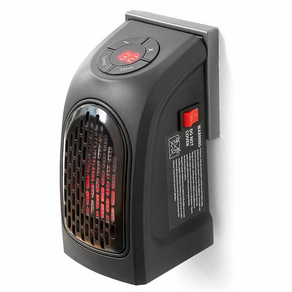 Belro portable plug-in electric fan heater with adjustable thermostat, compact home heating device for space warming.