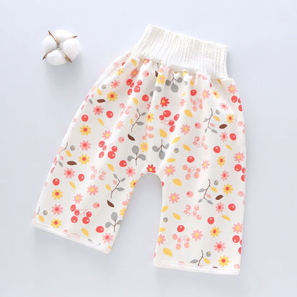 Belro leak-proof urine training pants for babies, soft and comfortable toddler clothing with elastic waist and fun design.