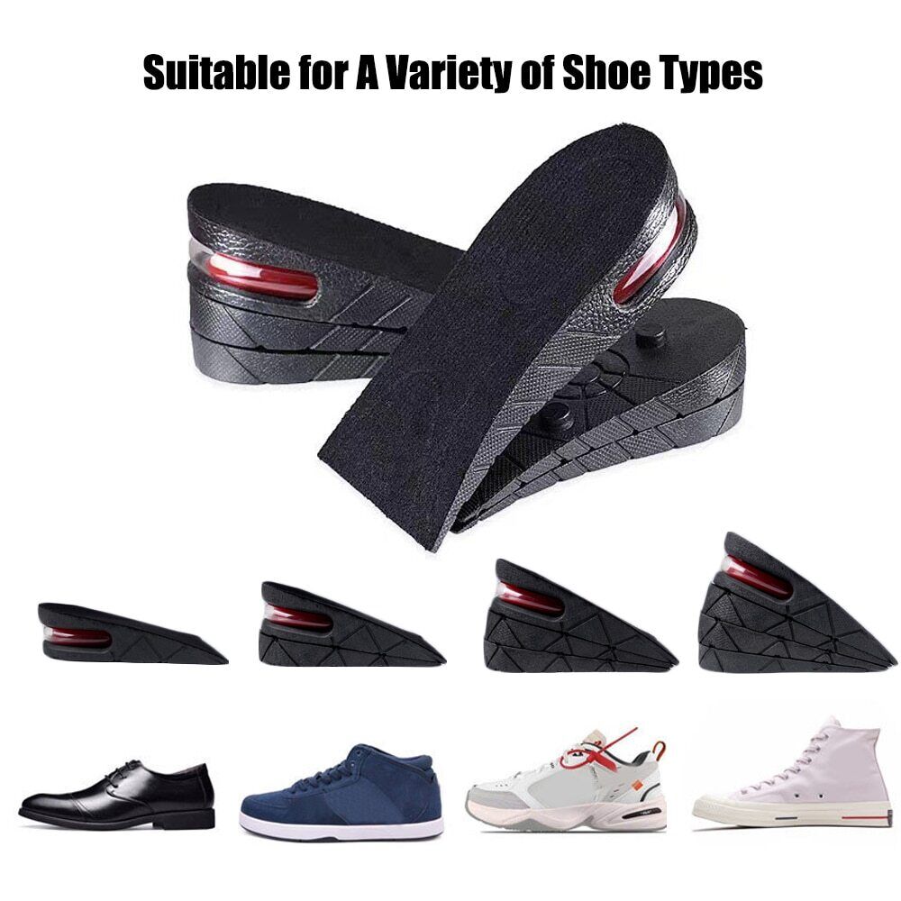 Belro Shoe Lifts height increase insoles for footwear, showing the cushioned insoles designed to add extra height comfortably.