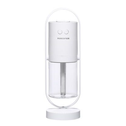 Belro Magic Shadow USB Air Humidifier in black, compact shape, designed for health and beauty use, with misting function visible.