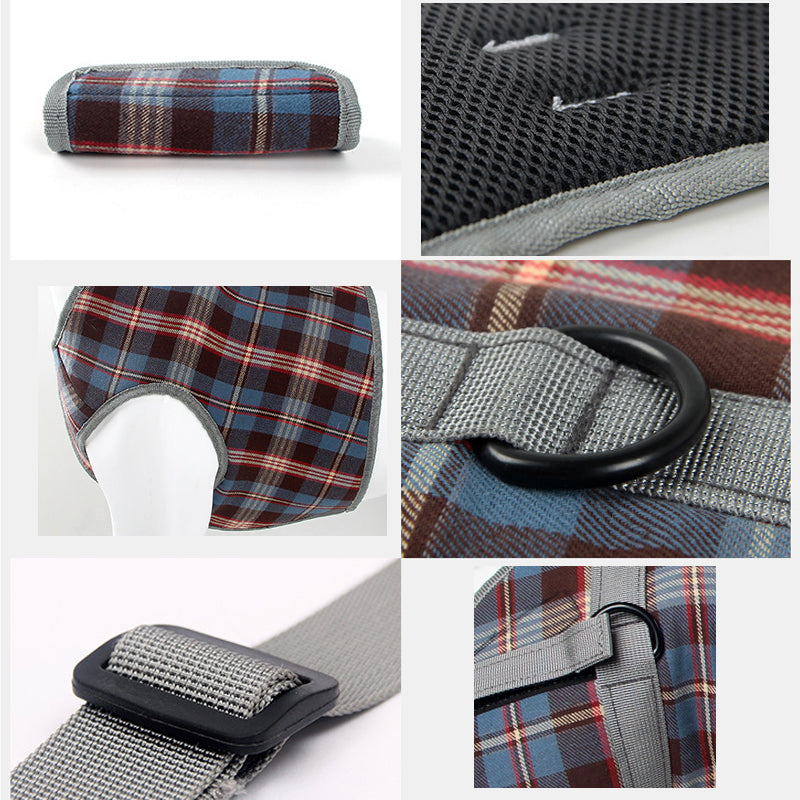 Mivoza orthopedic dog harness with adjustable straps, breathable fabric, supporting front and rear legs for pet mobility.