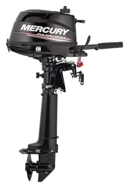 Casavibeo Mercury 5hp four-stroke outboard motor with 15" shaft, manual tilt and trim, manual start, suitable for small boats
