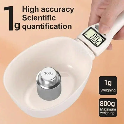 Digital measuring spoon scale by Mivoza Deutschland for precise portioning in the kitchen, easy-to-use home measuring tool.