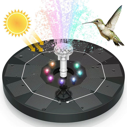 Belro LED solar energy garden fountain with water feature, ideal for home and outdoor garden decor.