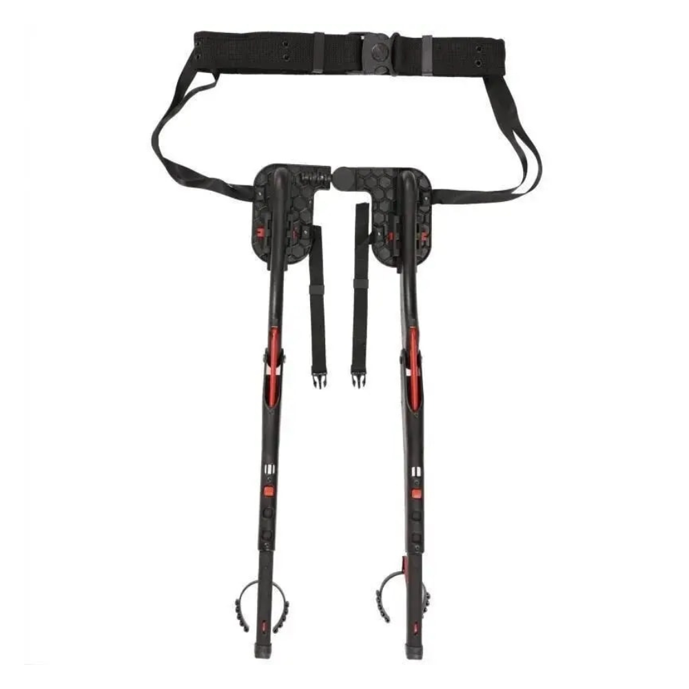 Belro portable wearable exoskeleton outdoor sports folding chair with lightweight frame and adjustable straps for easy outdoor seating.