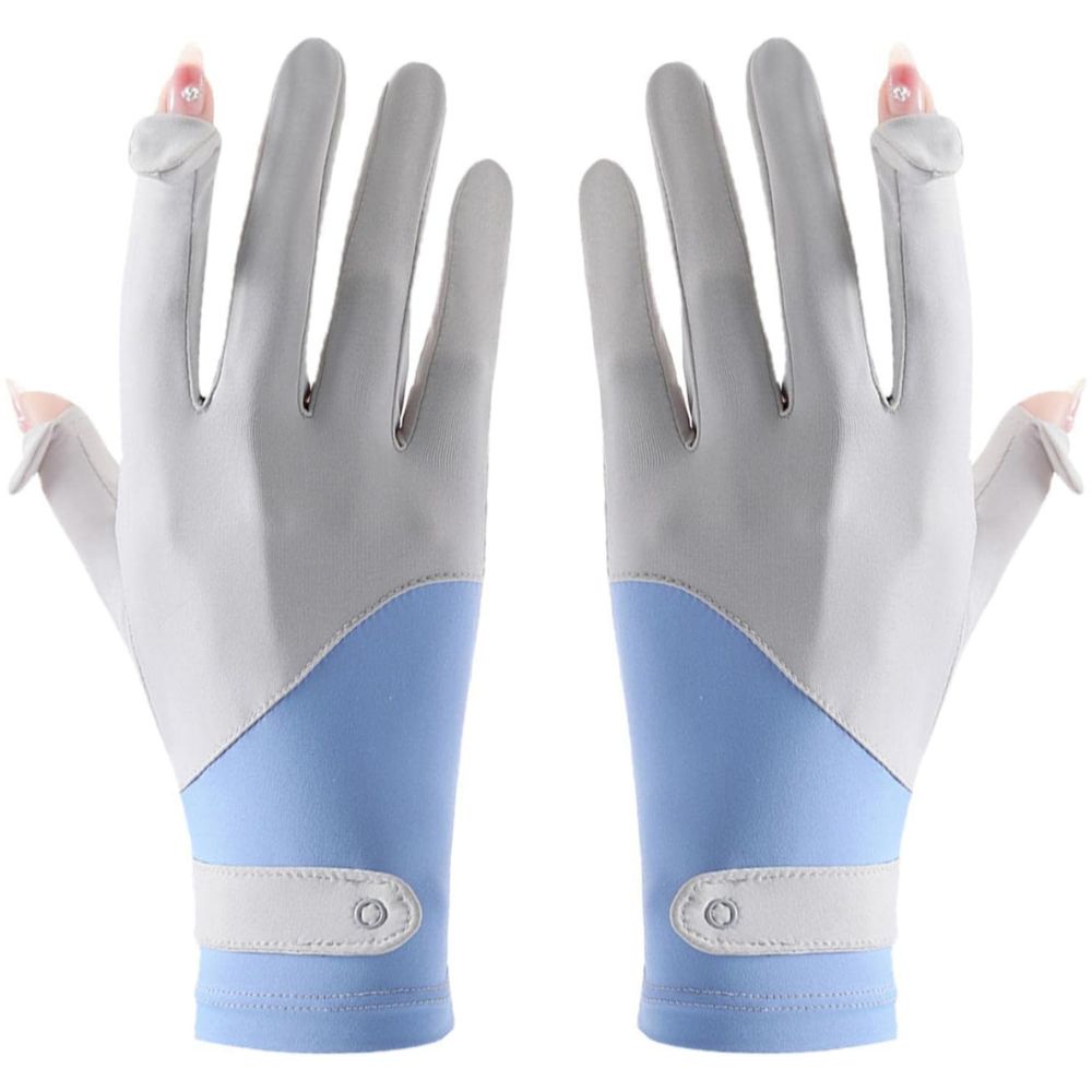 Belro women's breathable UV sun protection driving gloves, lightweight fabric with grip detailing, designed for comfortable outdoor wear.