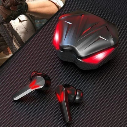Belro wireless gaming PC earbuds with built-in microphone, compact electronic headphones for immersive audio experience.
