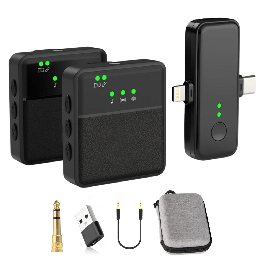 Belro wireless Bluetooth lavalier lapel microphone for clear audio recording, compact design, suitable for interviews and videography.