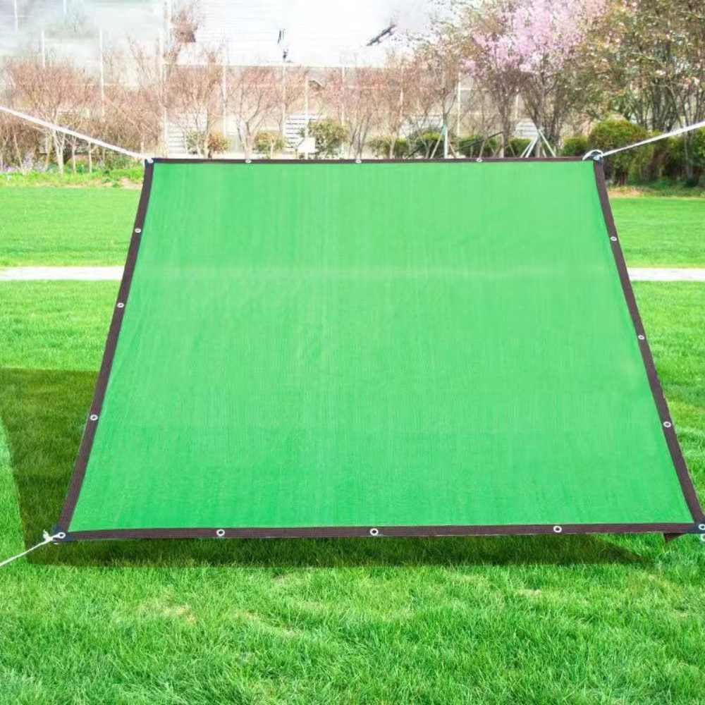 Belro outdoor mesh patio sun shade sail canopy providing shade and UV protection for outdoor spaces.