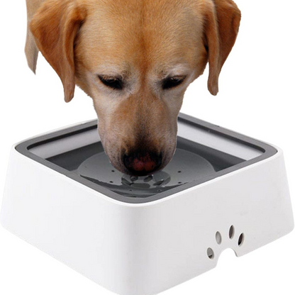 Belro large capacity anti-overflow dog drinking water bowl with splash-proof design for easy hydration.