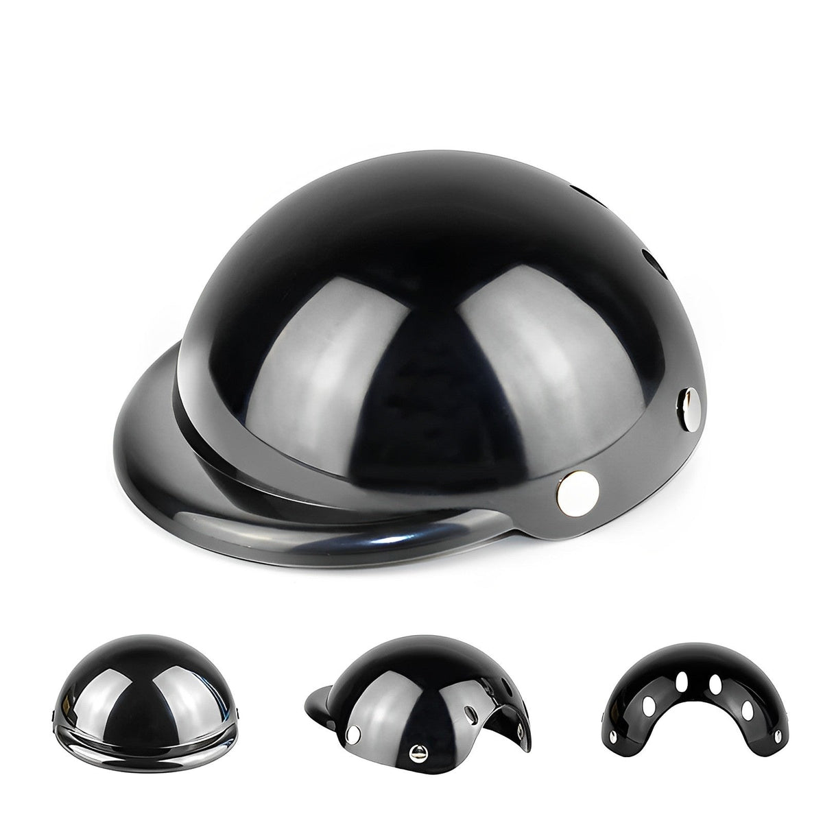 Belro dog motorcycle helmet with goggles, automotive accessory designed for pets, featuring a sleek helmet and protective goggles.