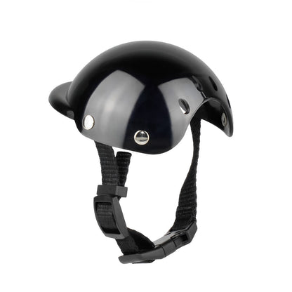 Belro dog motorcycle helmet with goggles, designed for pets, featuring a sturdy shell and clear eye protection for safety.