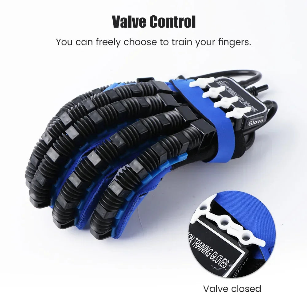 Belro hand finger rehabilitation exerciser gloves for stroke therapy, designed for men to aid hemiplegia and cerebral infarction recovery.