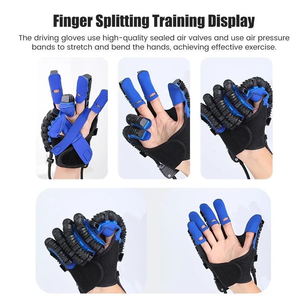 Belro hand finger rehabilitation exerciser robot gloves for stroke and cerebral infarction therapy, designed for men's therapy training equipment
