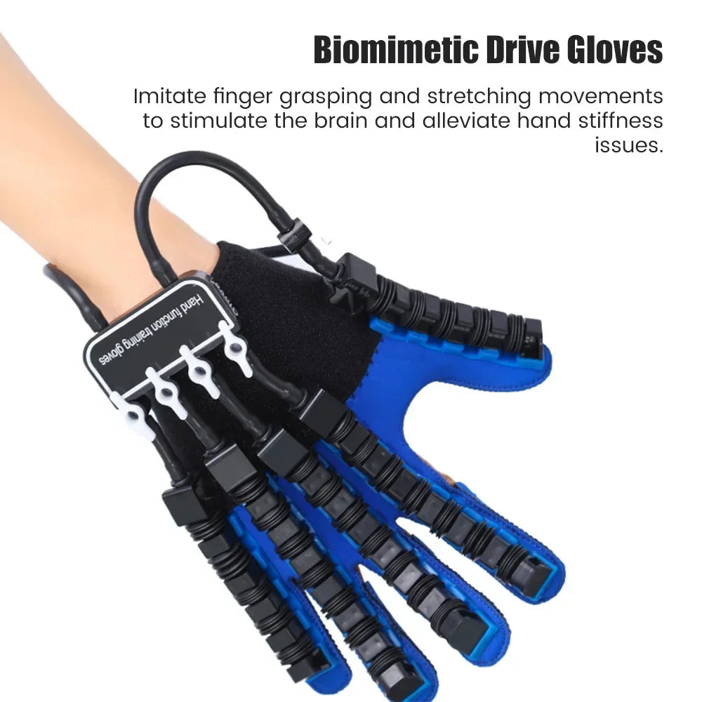 Belro finger rehabilitation exerciser gloves for stroke and hemiplegia therapy, designed for men's hand recovery training.