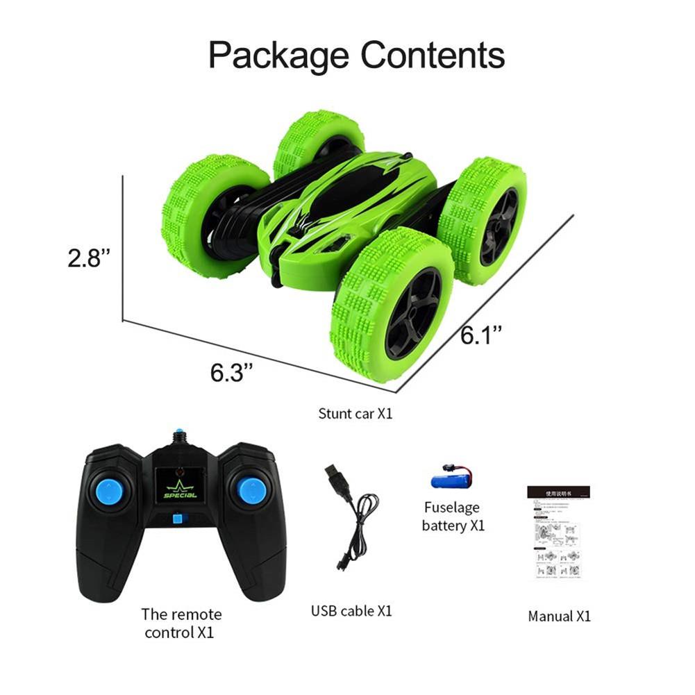 Belro High-Impact RC Stunt Car racing on a track, showcasing its sleek automotive design and vibrant colors for stunt performance.