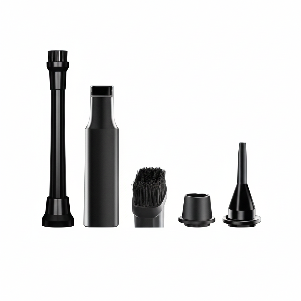 BowLift cordless car vacuum cleaner with brush attachment, compact, rechargeable, and designed for deep cleaning of vehicle interiors.