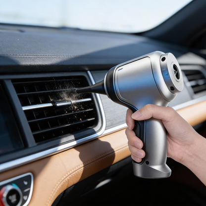 BowLift cordless car vacuum cleaner with a sleek design, portable and rechargeable for deep cleaning of vehicle interiors.