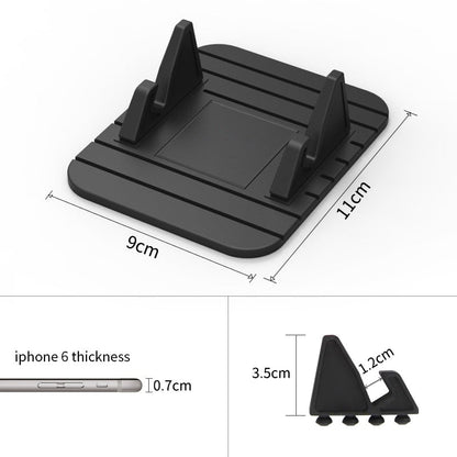 Belro non-slip car phone holder mounted on dashboard, secure electronic phone mount for easy access while driving