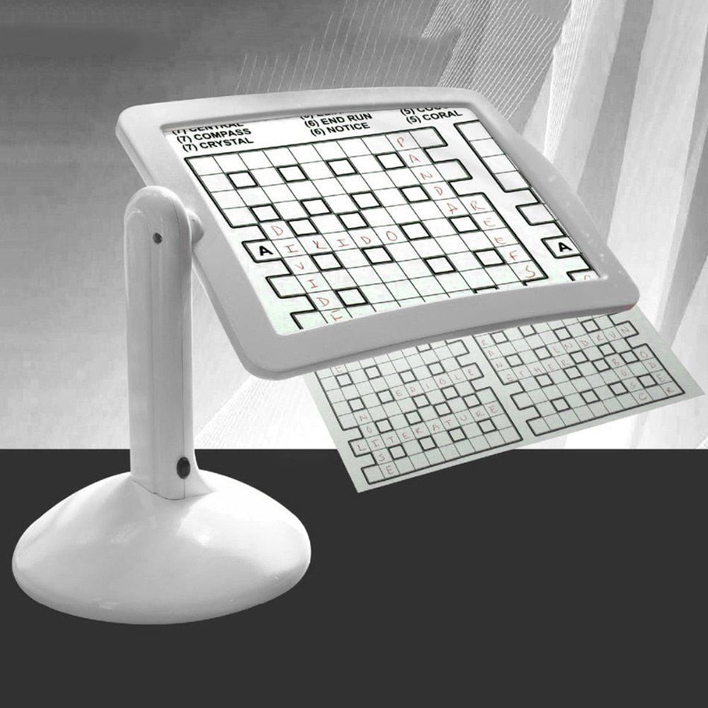 Belro LED Screen Page Magnifier showing a clear, illuminated magnified view of a digital device screen for enhanced readability.