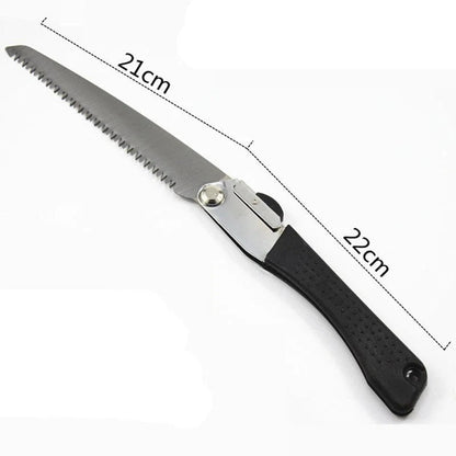 Casavibeo camping and gardening hacksaw for outdoor fruit tree pruning, featuring a sturdy handle and sharp blade.
