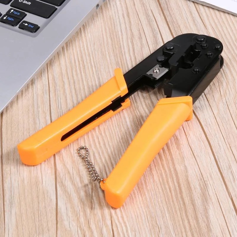Casavibeo JM-CT4-1 Ethernet crimping plier for 6P and 8P network cables, showing the ergonomic handle and metal crimping jaws.
