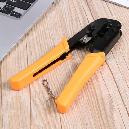 Casavibeo JM-CT4-1 Ethernet crimping plier for 6P and 8P network cables, showing the ergonomic handle and metal crimping jaws.