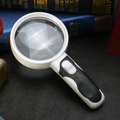 Belro optical magnifying glass for electronics and optics, with a clear lens and ergonomic handle for detailed viewing.