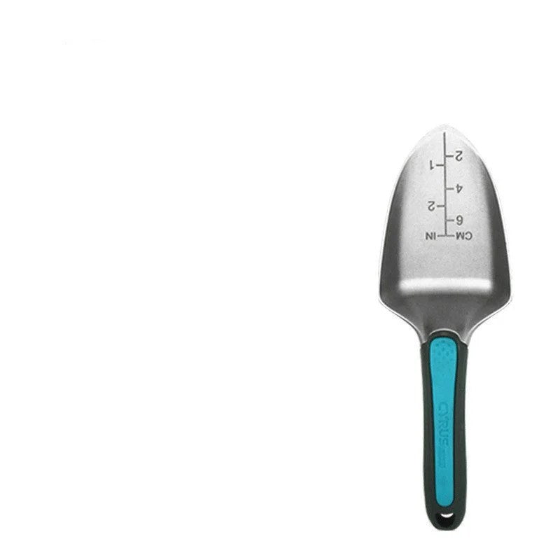 Casavibeo small household art tool shovel with a metal blade and plastic handle, suitable for crafting and gardening tasks.