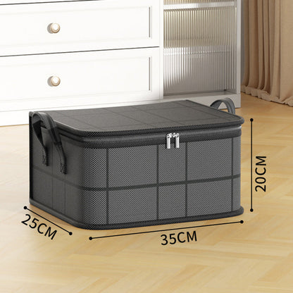 Mivoza storage bag for duvets in size S to XL, fabric dust protection and space-saving organization for bedding storage.