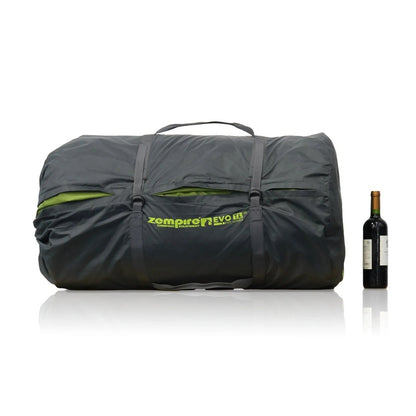 Casavibeo Evo TL V2 Air Tent set up outdoors, showing its lightweight, durable fabric and spacious interior for camping.