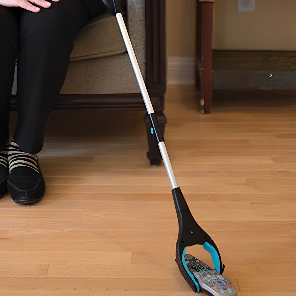 Belro heavy-duty grabber stick tool, portable and rotatable, lightweight design ideal for reaching hard-to-access places.