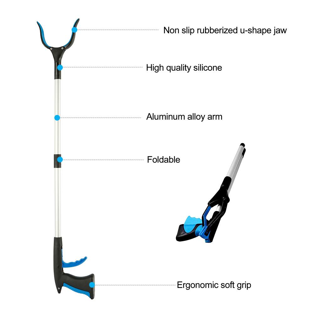Belro heavy-duty grabber stick tool, portable and rotatable, lightweight for reaching hard-to-access areas in tools and hardware.