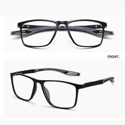 Unisex ultralight multifocal reading glasses by BowLift with clear lenses for near and far vision correction.