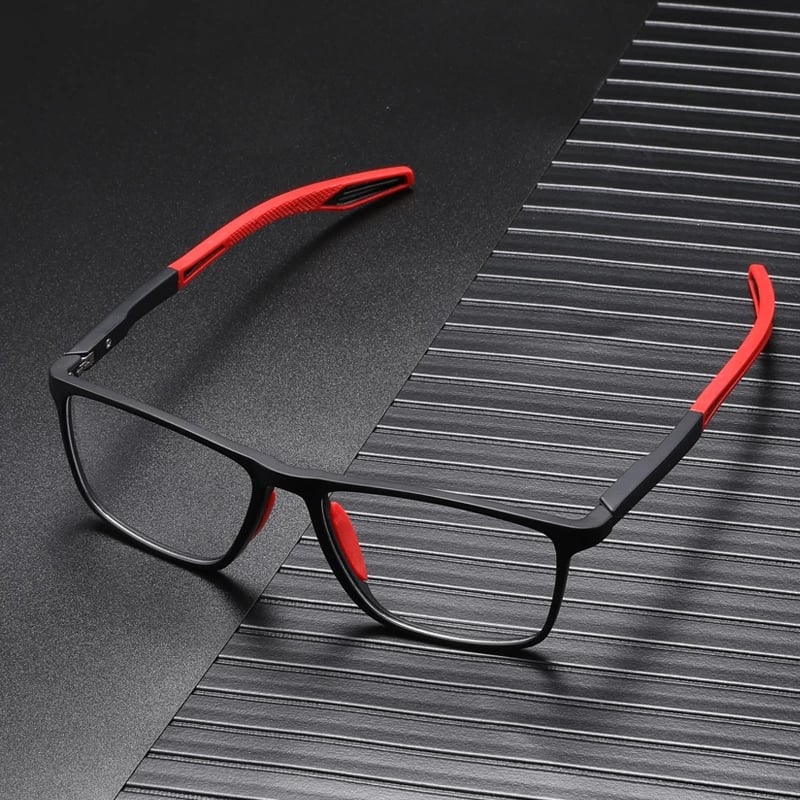 Bowlift Sandsberg032517 progressive sport glasses with anti-blue light coating, ultra-light frame, and multifocal lenses.