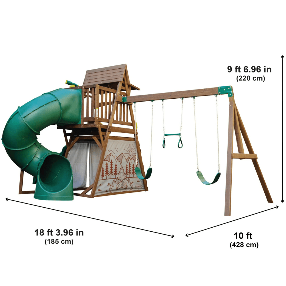 Casavibeo 9.5-foot heavy-duty outdoor porch swing set with cushioned seats and sturdy frame for relaxing outdoor seating.
