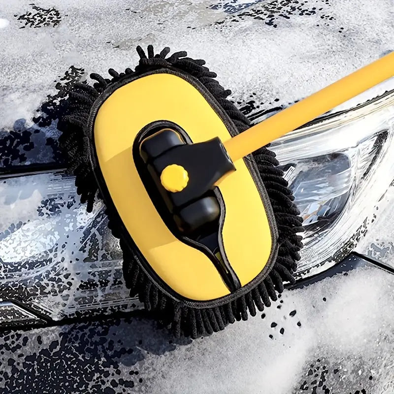 Belro professional car wash brush with handle, ideal for outdoor cleaning and detailing of vehicles at home or in the garden.