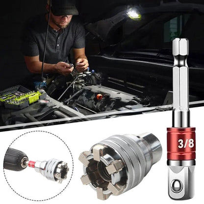 Belro universal socket wrench tool, versatile multi-purpose hardware tool with adjustable grip for various fasteners.