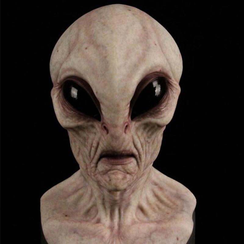 Realistic full face latex Halloween mask by BowLift, detailed zombie design for cosplay and costume wear.