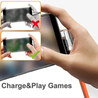 Belro 180° rotating fast charge cable with flexible design, suitable for electronic devices and quick charging.