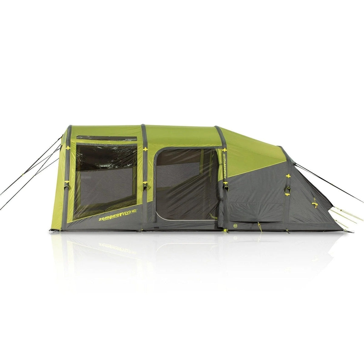 Casavibeo Zempire Evo TM V2 Air Tent set up outdoors showing its lightweight, durable design with air beams and spacious interior.