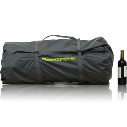 Casavibeo Zempire Evo TM V2 Air Tent set up outdoors with its spacious design and durable fabric for camping adventures.